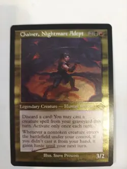 Chainer, Nightmare Adept (Retro Frame) (Foil Etched) Modern Horizons 2 Foil - Image 1