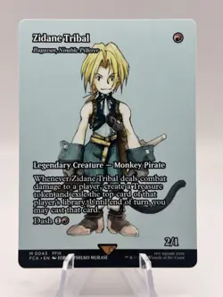 Zidane Tribal Ragavan, Nimble Pilferer 0043 Borderless Final Fantasy FCA MTG NM - Image 1