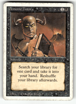 Demonic Tutor Normal U Revised Edition MP - Image 1