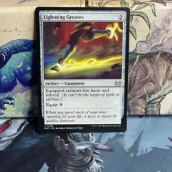 Lightning Greaves #0093 Commander: Duskmourn: House of Horror Regular NM - Image 1