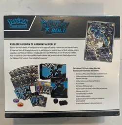 Pokemon Center Black Bolt Elite Trainer Box ETB New Sealed Ripped Plastic - Image 3