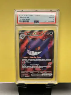 Pokemon Gengar EX Temporal Forces Ultra Rare Holo Card 193/162 PSA 9 - Image 1