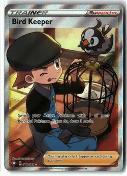 Bird Keeper ⭐ 066/072 Holo Rare Ultra Shining Fates 2021 Pokemon NM - Image 1