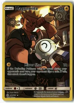 Magnemite ⭐ 242/236 Holo Secret Rare Cosmic Eclipse 2019 Pokemon NM - Image 1