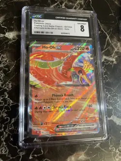 Ho-Oh EX 007/034 Double Rare Pokemon TCG Classic Charizard & Ho-Oh EX Deck CGC 8 - Image 1
