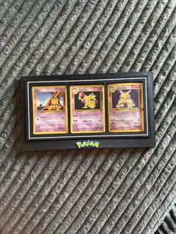 Pokemon Alakazam Kadabra Abra Evolution Set Display Base Set Unlimited - Image 1