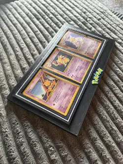 Pokemon Alakazam Kadabra Abra Evolution Set Display Base Set Unlimited - Image 2