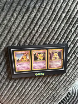 Pokemon Alakazam Kadabra Abra Evolution Set Display Base Set Unlimited - Image 3