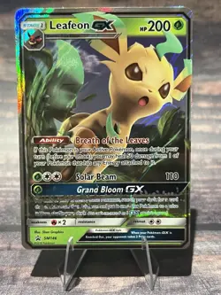 Leafeon GX NM SM146 Black Star Promo Pokemon TCG - Image 1