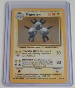 Pokemon TCG Magneton Base Set 9/102 Holo 1999-2000 Wizards Base Set Copyright... - Image 1