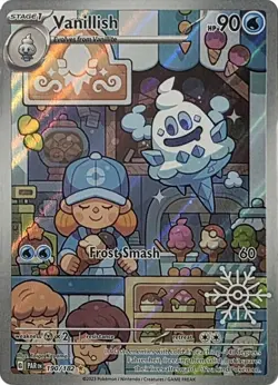 Vanillish - 190/182 (Holiday Calendar) NM, English Pokemon Paradox Rift - Image 1