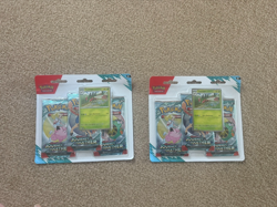 Pokemon TCG Scarlet & Violet Journey Together 3-Pack Blister Set of 2 - Image 1