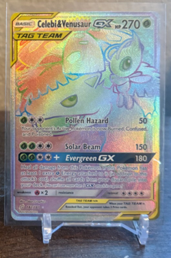 Pokemon - Scarlet & Violet - Team-Up - Celebi & Venusaur GX 182/181 NM - Image 1