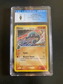 POKEMON TCG HORSEA REVERSE HOLO 31/101 EX DRAGON FRONTIER CGC GRADED 9!! - Image 1