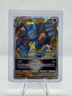 Pokemon TCG Lucario VSTAR V Promo Holo Set SWSH214 SWSH213 English - Image 2