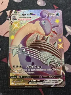Lapras VMAX SV111/SV122 Shining Fates Shiny Holo Rare Full Art Pokemon TCG LP - Image 1