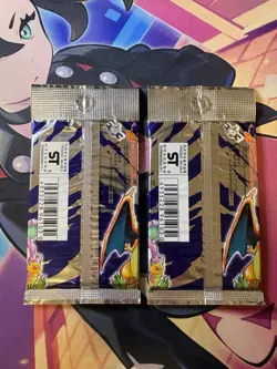 1996 Pokemon Japanese Base Set 291 YEN Vintage Factory Sealed 2 Packs - Image 2