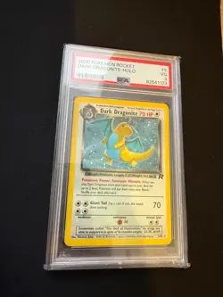 2000 POKEMON ROCKET #5 DARK DRAGONITE-HOLO PSA 3 - Image 2