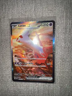 Pokemon Latias EX TCG Surging Sparks 239/191 Special Illustration Rare - Image 1