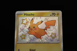 Pokemon Pikachu 131/091 SV Paldean Fates Shiny Holo Rare 2024 - Image 2