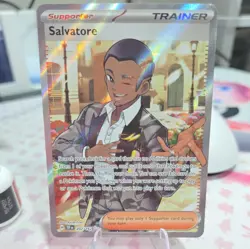 Pokemon TCG Salvatore #202/162 Ultra Rare Full Art Trainer SV05: Temporal Forces - Image 1