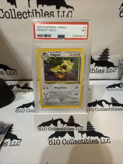 1999 Pokemon Jungle Pidgeot 8/64 Holo PSA 7 - Image 1