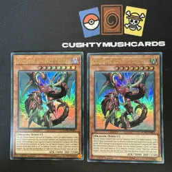 YUGIOH ODD EYES ADVANCE DRAGON ULTRA RARE DUPO-EN011 1ST EDITION X2 - Image 1