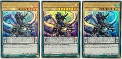 3 x LEDD-ENC00 Odd-Eyes Arc Pendulum Dragon - Ultra Rare 1st Ed Near Mint YuGiOh - Image 1
