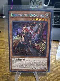 Yugioh! Fiendsmith Engraver INFO-EN017 (SCR) 1st Ed "Fiendsmith Support" - Image 1