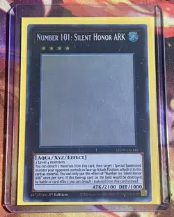 Yugioh Legendary Duelists 1 Number 101 Silent Honor Ark Ghost Rare 1st Edition - Image 1