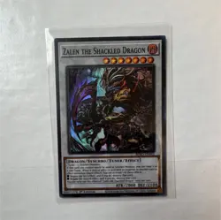 Konami Yugioh Zalen the Shackled Dragon Synchro/Effect Holo 1st Ed BPRO-EN042 - Image 1