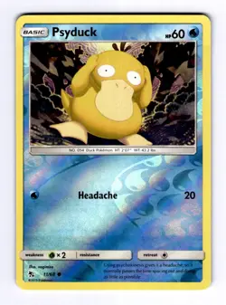 Psyduck Hidden Fates #11 (2019) Common Reverse Holo NM Pokemon - Image 1