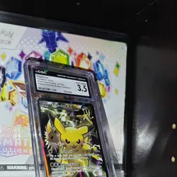 Pokemon TCG Pikachu EX Black Star Promo XY124 CGC 3.5 Basic Holo Promo English - Image 2