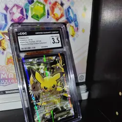 Pokemon TCG Pikachu EX Black Star Promo XY124 CGC 3.5 Basic Holo Promo English - Image 3