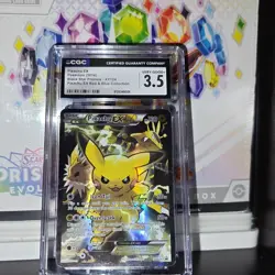 Pokemon TCG Pikachu EX Black Star Promo XY124 CGC 3.5 Basic Holo Promo English - Image 4