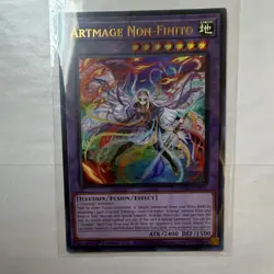 Konami Yugioh Artmage Non-Finito Fusion 1st Ed BPRO-EN035 Earth - Image 1