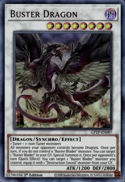 Yu-Gi-Oh! Buster Dragon Ultra Rare GFTP-EN097 - Image 1
