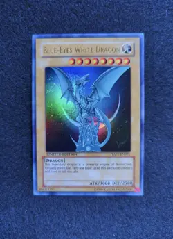 Yu-Gi-Oh YAP1-EN001 Blue-Eyes White Dragon Ultra Rare Limited Edition Mint - Image 1