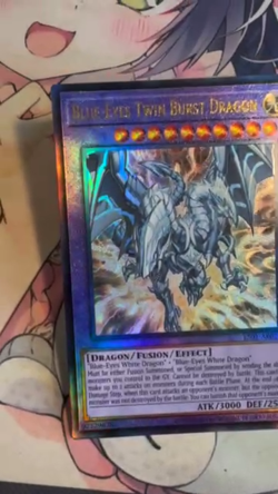 Yugioh Asian English ES01-AE020 Blue-Eyes Twin Burst Dragon Ultimate rare NM - Image 2