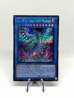 Blue-Eyes Chaos Max Dragon ES01-AE018 Secret Rare AE NM YuGiOh - Image 1
