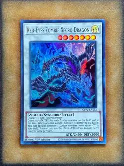 Yugioh Red-Eyes Zombie Necro Dragon GFP2-EN133 Ultra Rare 1st Ed NM - Image 1