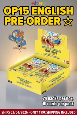 One Piece OP15 EB04 Adventure on Kami's Island Box Sealed ENG PREORDER 03/04 - Image 1