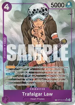 ***FOIL Trafalgar Law (010) (TR) (OP07)*** One Piece Kid Icarus - Image 1