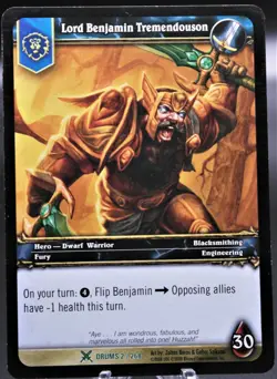 WORLD OF WARCRAFT TCG Blizzard "DRUMS OF WAR" SINGLES Basic YOU PICK 2008 - Image 2