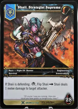 WORLD OF WARCRAFT TCG Blizzard "DRUMS OF WAR" SINGLES Basic YOU PICK 2008 - Image 4