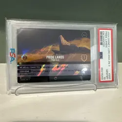 2024 DISNEY LORCANA EN 3-INTO THE INKLANDS ENCHANTED #207 PRIDE LANDS PSA 10 - Image 1