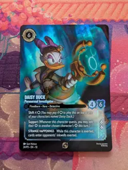 Daisy Duck Paranormal Investigator 24/P3 Foil Disney Lorcana Promo Set Champ T8 - Image 1