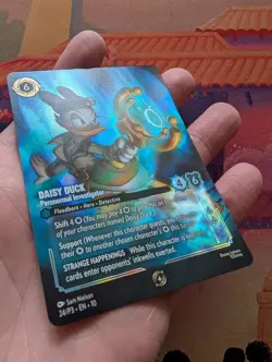 Daisy Duck Paranormal Investigator 24/P3 Foil Disney Lorcana Promo Set Champ T8 - Image 3
