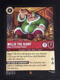 Disney Lorcana Winterspell Willie the Giant - Ghost of Christmas Present 126/204 - Image 1