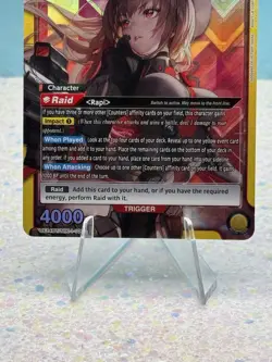 Union Arena CCG Nikke Rapi Ue14BT/NIK-1-106 Super Rare - Image 3
